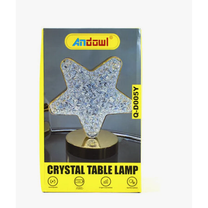 Lampa LED model stea, alimentare USB, 12 ore de functionare