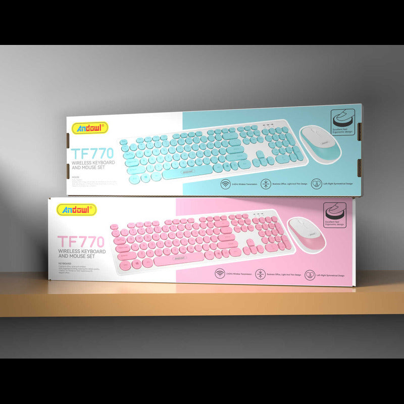 Set tastatura si mouse wireless, TF770