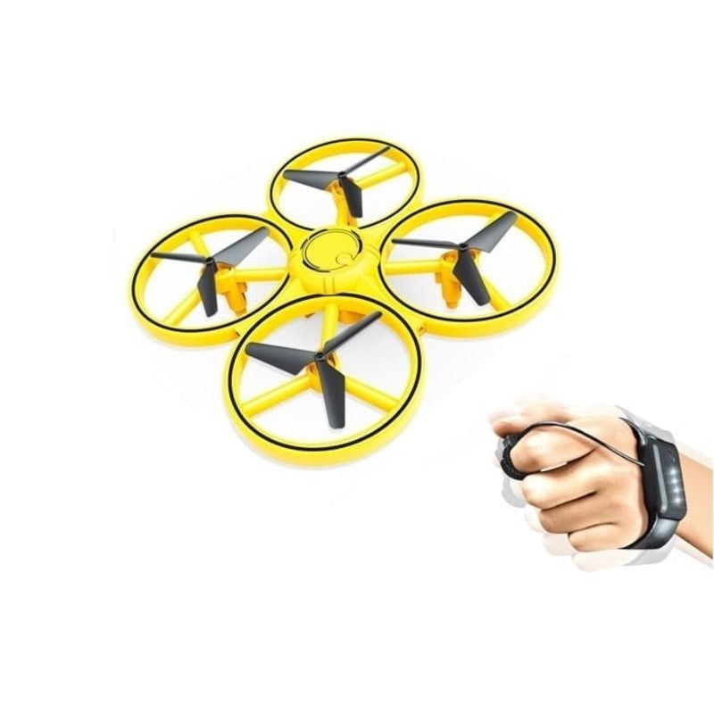 Drona SkY8, controlul gesturilor si lumini intermitente cu LED