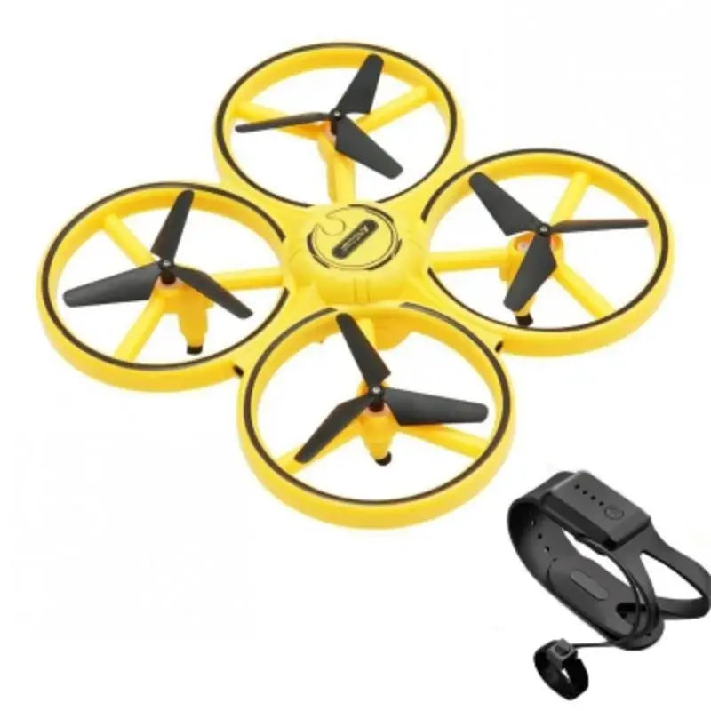 Drona SkY8, controlul gesturilor si lumini intermitente cu LED