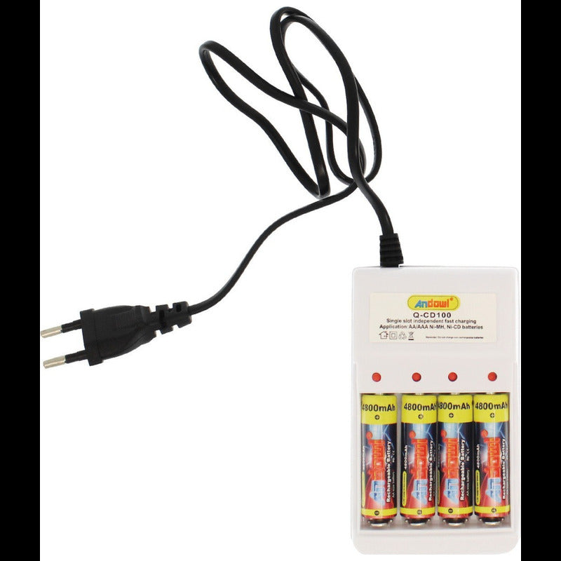Incarcator baterii cu 4 sloturi, Q-CD100