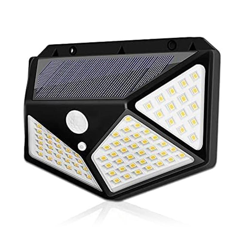 Lampa solara cu senzor de miscare,100 LED-uri