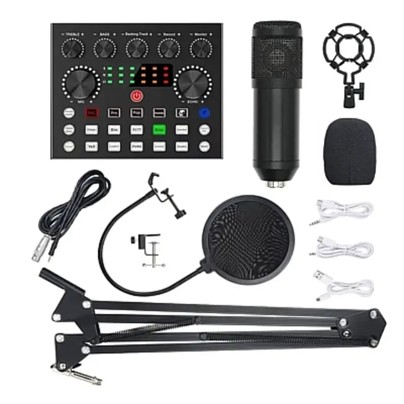 Set Microfon Profesional cu mixer, Q SK8