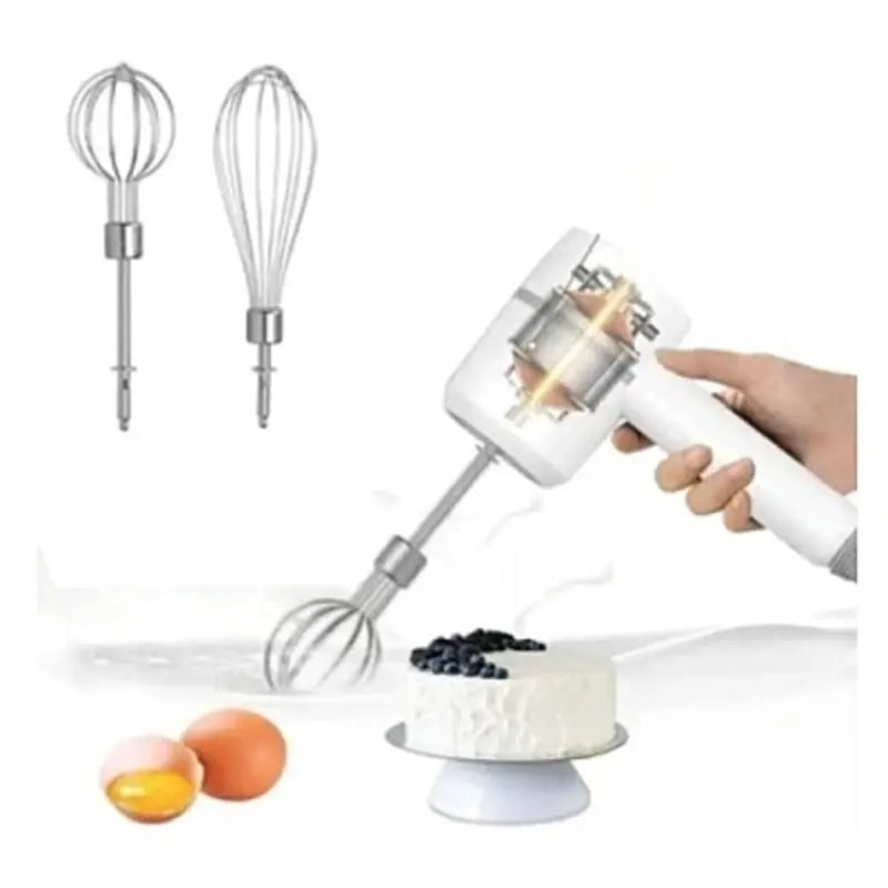 Mixer Electric 3in1, cu Tocator Electric Inclus, Tehnologie Fara Fir, 3 Viteze, Reincarcabil USB, AO-78163