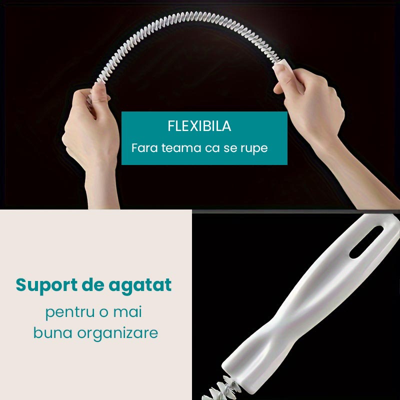 Perie de curatare scurgere chiuveta