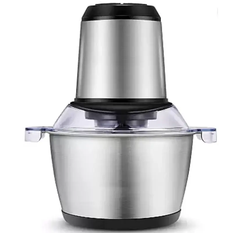 Tocator Electric Multifunctional cu 2 Viteze din Inox pentru Carne Fructe si Legume, Q JR842