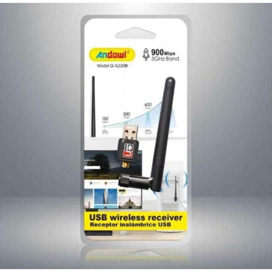 Adaptor placa retea wireless USB, Banda 5Ghz, Q-A220B