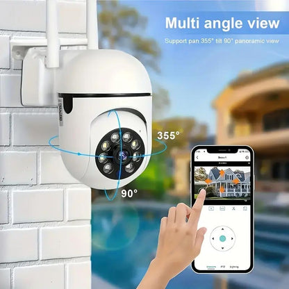 Cameră de securitate HD 1080P fără fir, color, senzor mișcare, control prin aplicație, USB