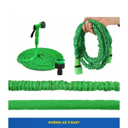 Furtun Extensibil pentru udat gradina cu pistol de stropit, 60 M