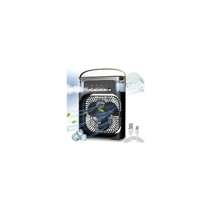 Venitlator Portabil cu Vapori de Apa, 3 Moduri Pulverizare, 600ml, Lumina LED