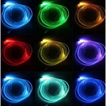 Kit led cu 5 lumini RGB LED Strip Neon 12V, Q LED2801