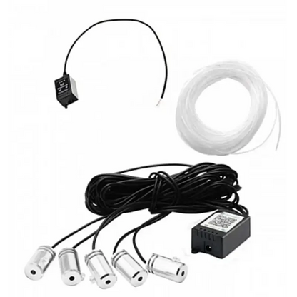 Kit led cu 5 lumini RGB LED Strip Neon 12V, Q LED2801
