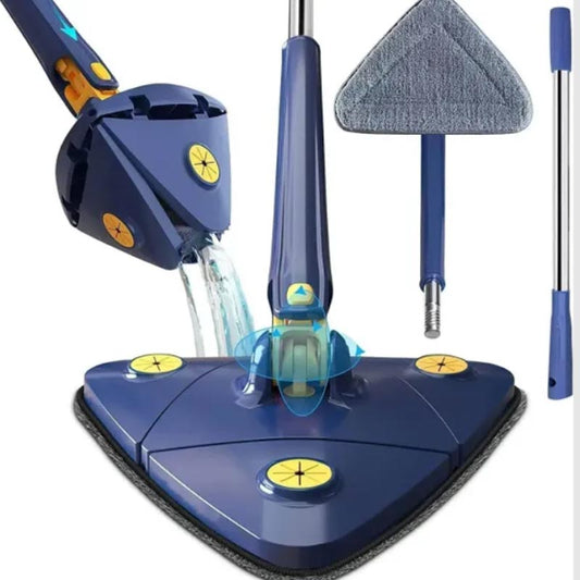 Mop multifunctional pentru suprafete uscate si umede cu cap rotativ