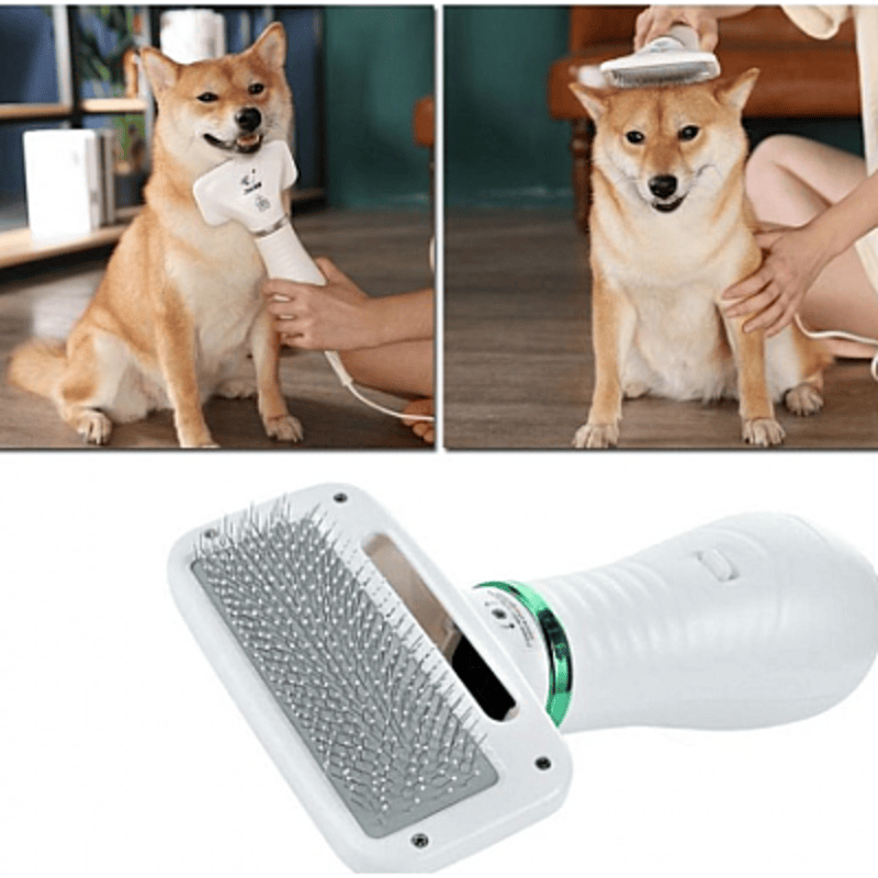 Perie cu feon 2 in 1 pentru animale, Q-M631