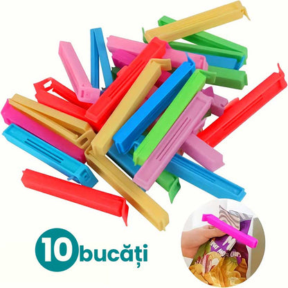 Cleme reutilizabile pentru sigilare pungi de plastic