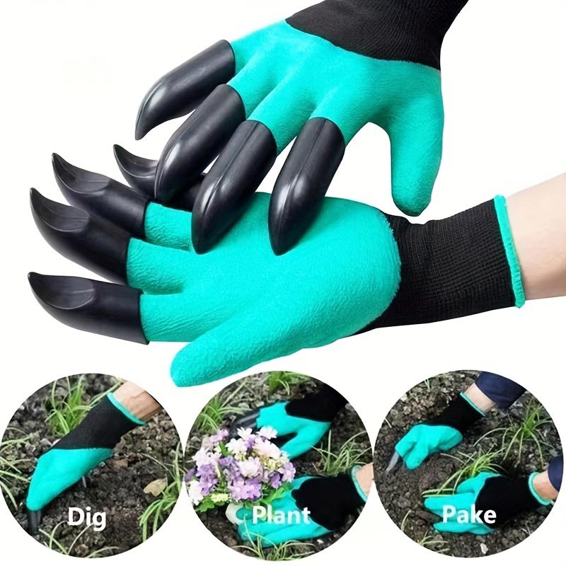 Manusi de gradinarit cu gheare, din latex