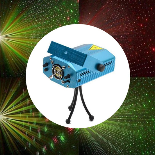Mini proiector cu lumina verde-rosu