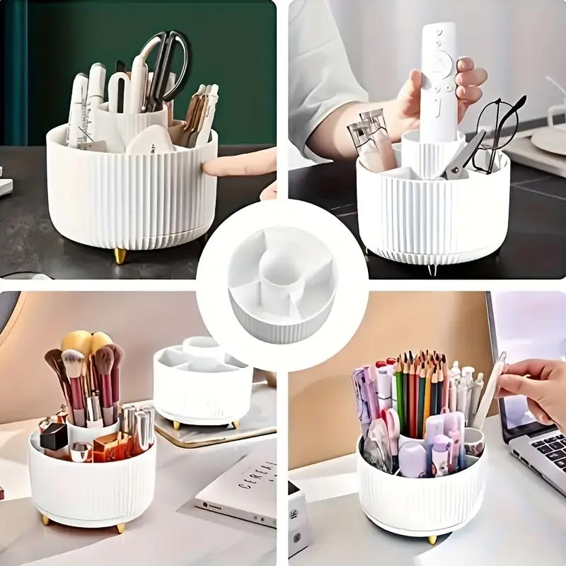 Organizator machiaj rotativ, multifunctional