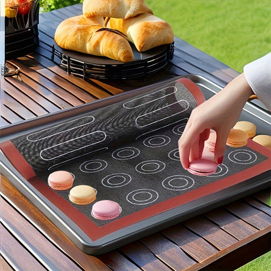 Plansa din silicon pentru cuptor cu matrita macarons si coji ecler