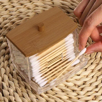 Recipient depozitare betisoare de urechi / dischete bumbac