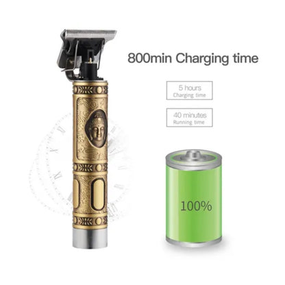 Masina electrica de tuns, conturat si barbierit, trimmer, model gold